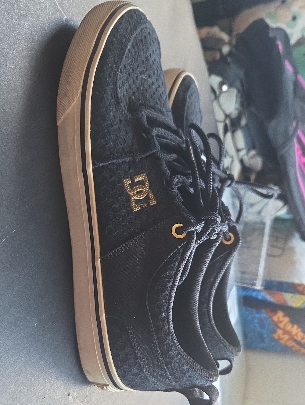 DC Shoes Women's Black Casual Skate Sneakers